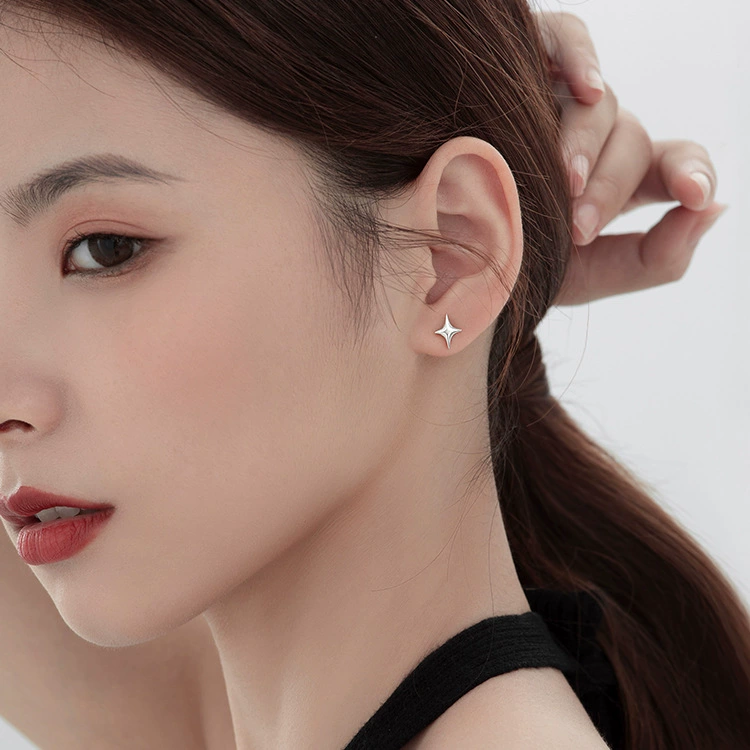 Small cute earrings, silver 925 sample, 2022 collection
