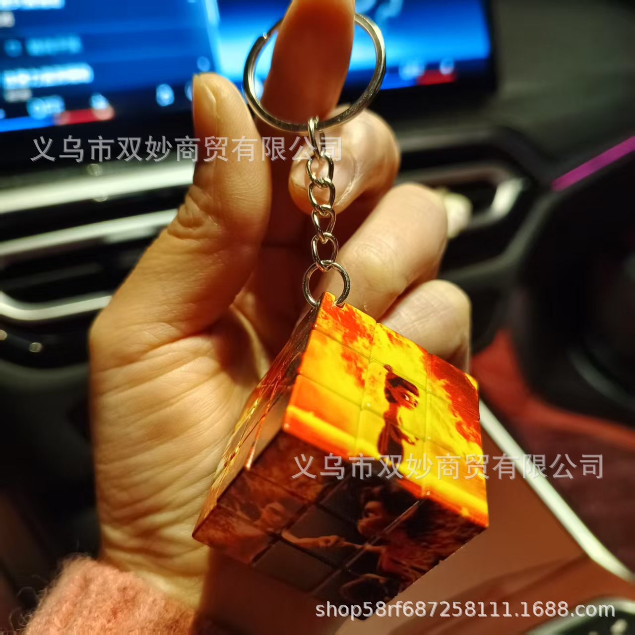 Colgante Nezha Rubik Cube-Nezha