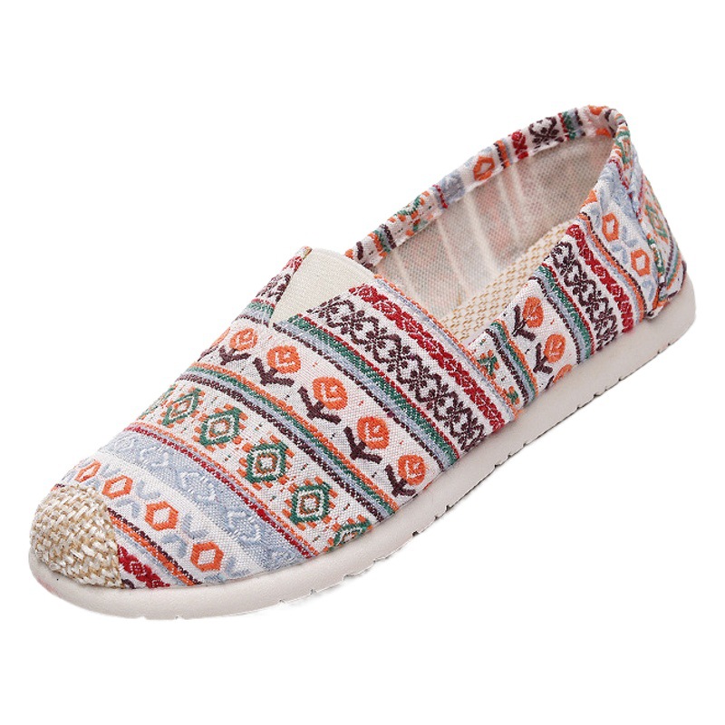 26 New Styles of Old Beijing Cloth Shoes, Spring and Autumn Women's Shoes, Soft-Soled Canvas Shoes, Slip-On Mom Shoes, Casual Women's Shoes
