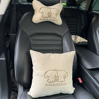 Back Cushion, Car Accessories, Cute – Waist support - one-lamb-head-pillow-one-pillow