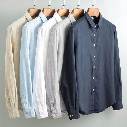 Men's Autumn New Korean Style Trendy Knit Shirt Loose Casual Simple Pure Color Fashion Jacket In Stock