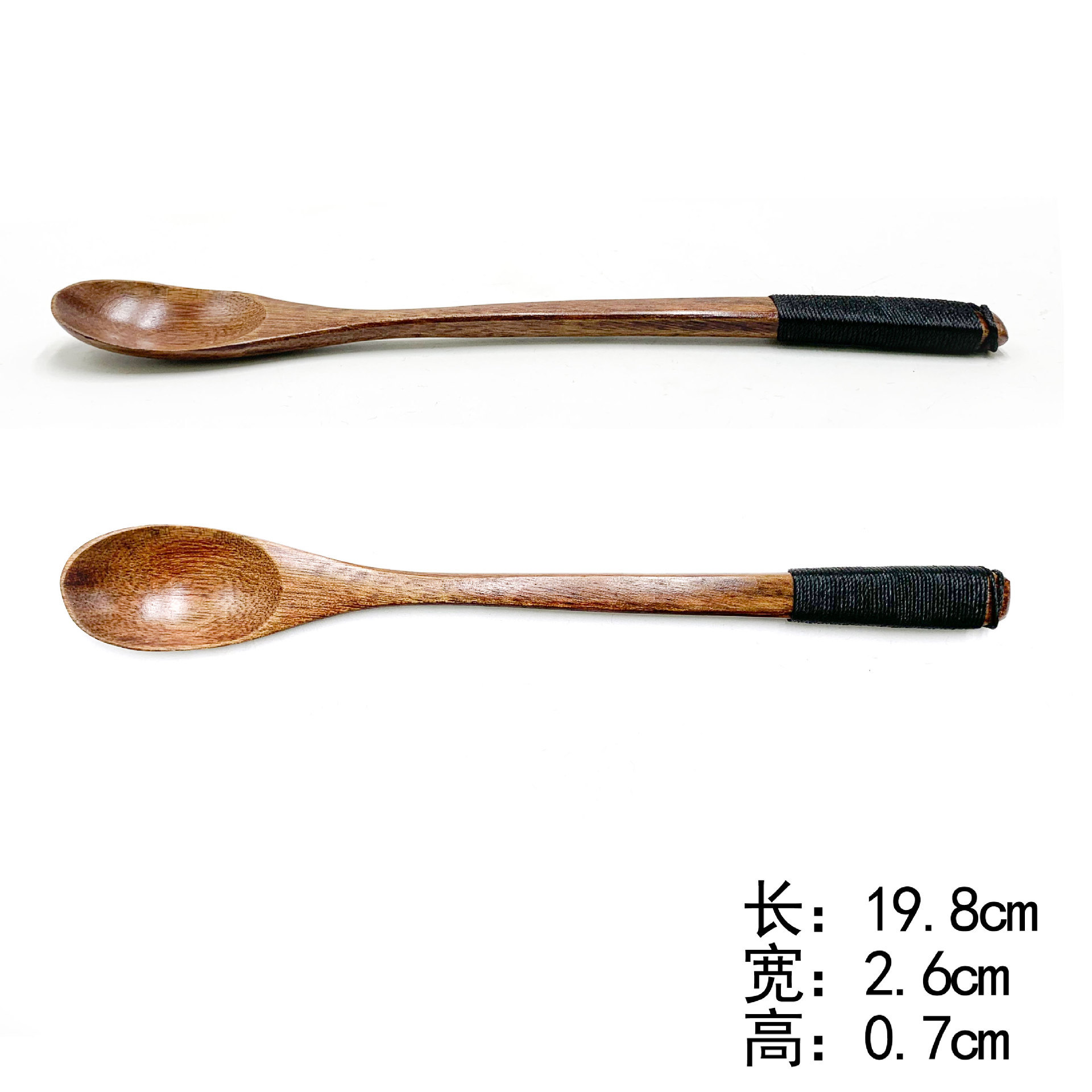 스트레이트 핸들 롱 스푼 (1 팩)