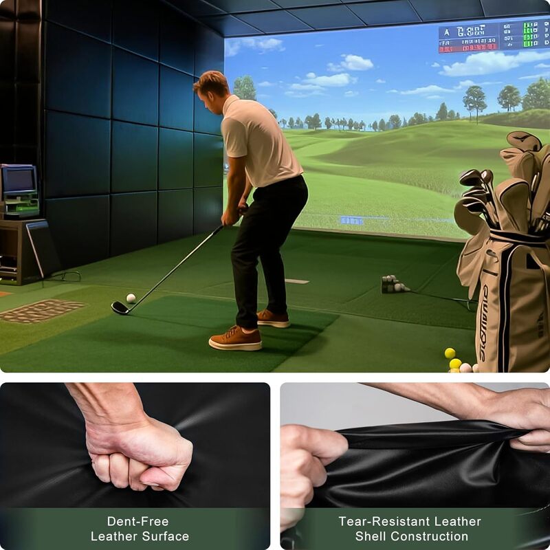 Indoor Golf Wall Padding Panels High-Density Impact Protection Wall Mats for Children's Playrooms and Sports Gyms Indoor Golf Wall Padding Panels High-Density Impact Protection Wall Mats for Children's Playrooms and Sports Gyms