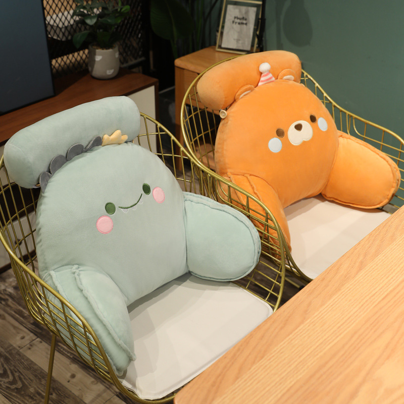 Cute bedside cushion office chair back cushion waist support pregnant women waist support waist support artifact can add logo wholesale