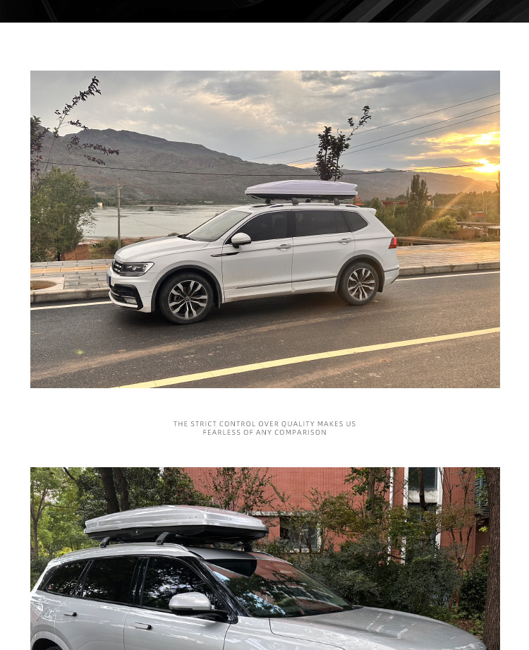Suitable for Tuoben Roof Box Suv Universal Large-Capacity Flat Car Roof Box Luggage Rack Travel