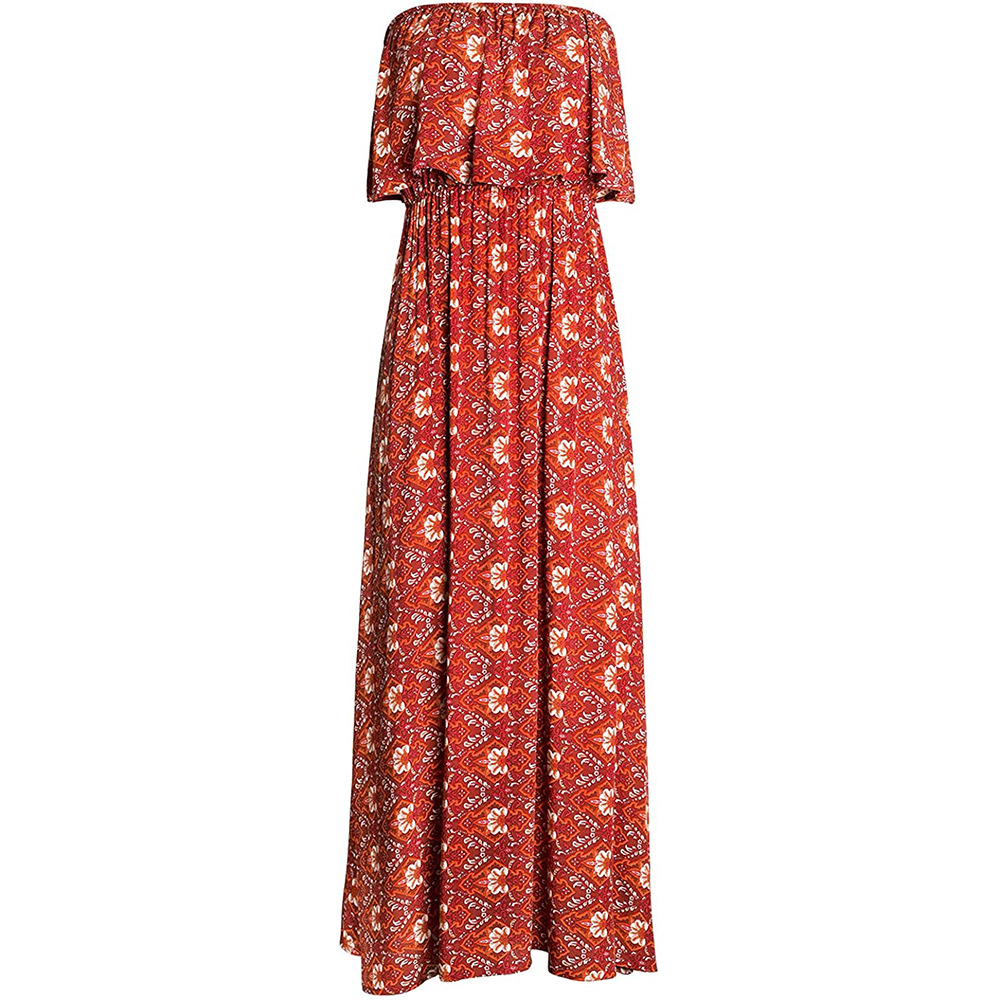 2024 Europa und USA Frühling und Sommer Neues Damenkleid mit Print, Ärmellos, Freizeitkleid für den Strand – Detail 15