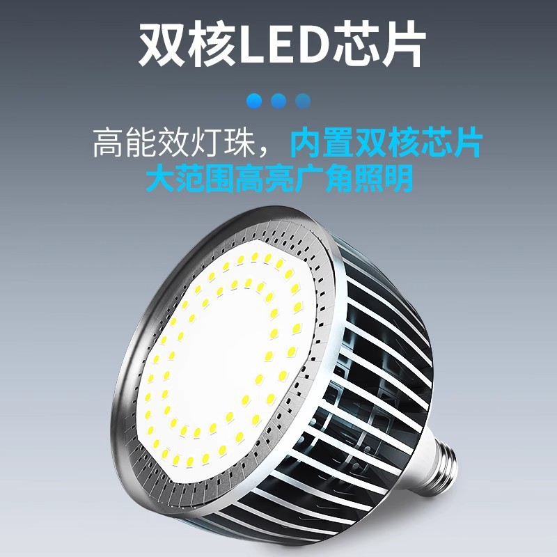 lámpara de bombilla LED de alta potencia e27 lámpara de ahorro de energía de tornillo de ingeniería de taller lámpara de iluminación super brillante bombilla de minería