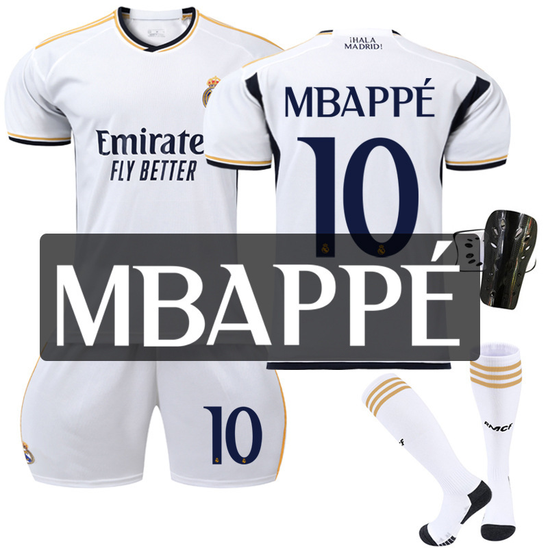 2324 Camiseta de fútbol del Real Madrid No. 7 Vinicius 5 Camiseta Belingham Mbappé 10 Modric Cross-border