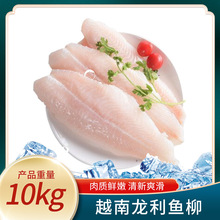 供应越南龙利鱼柳 生鲜冷冻包冰海鲜巴沙鱼片大号去刺8成