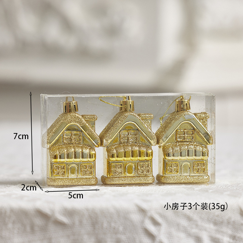 Casa pequeña dorada 3 paquetes