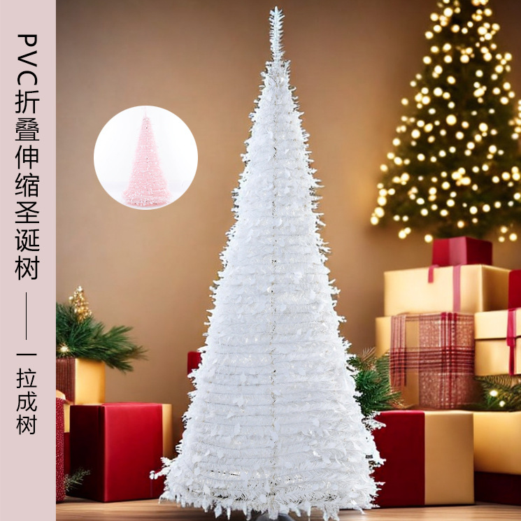 Cross-border Amazon new PVC pagoda Christmas tree 1.8 meters folding…