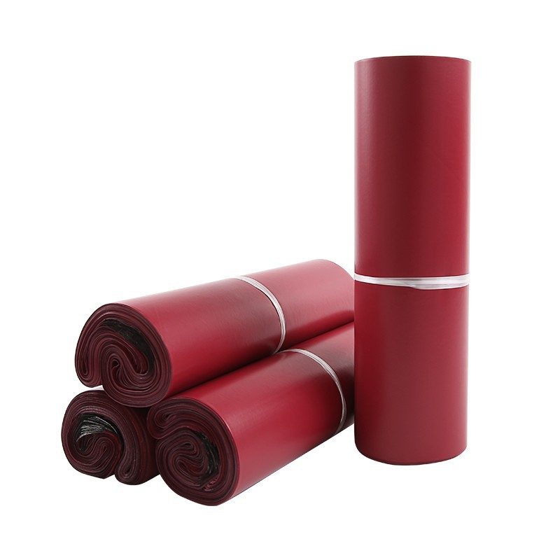 Bolsa Express bolsa de embalaje engrosada marrón rojo logística bolsa impermeable ropa especial bolsa Express bolsa de protección del medio ambiente personalización