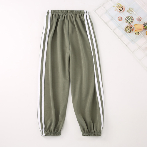 Children's Mosquito-Proof Pants Summer Boys' and Girls' Chilled Linen Home Summer Pants Loose Sports Pants Baby Lantern Pants