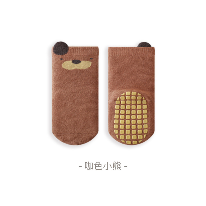 2023 invierno nuevo bebé niño calcetines espesado cálido Terry niños niñas bebé interior antideslizante piso Calcetines