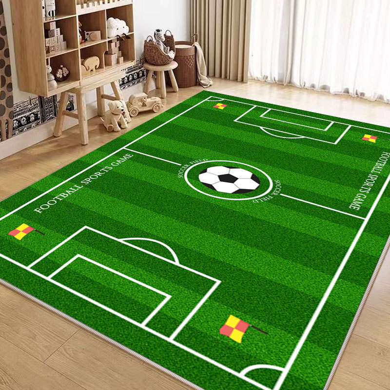 Amazonas alfombra de campo de fútbol alfombra de sala de estar alfombra de cama alfombra de campo de juego interior alfombra de campo de campo verde alfombra