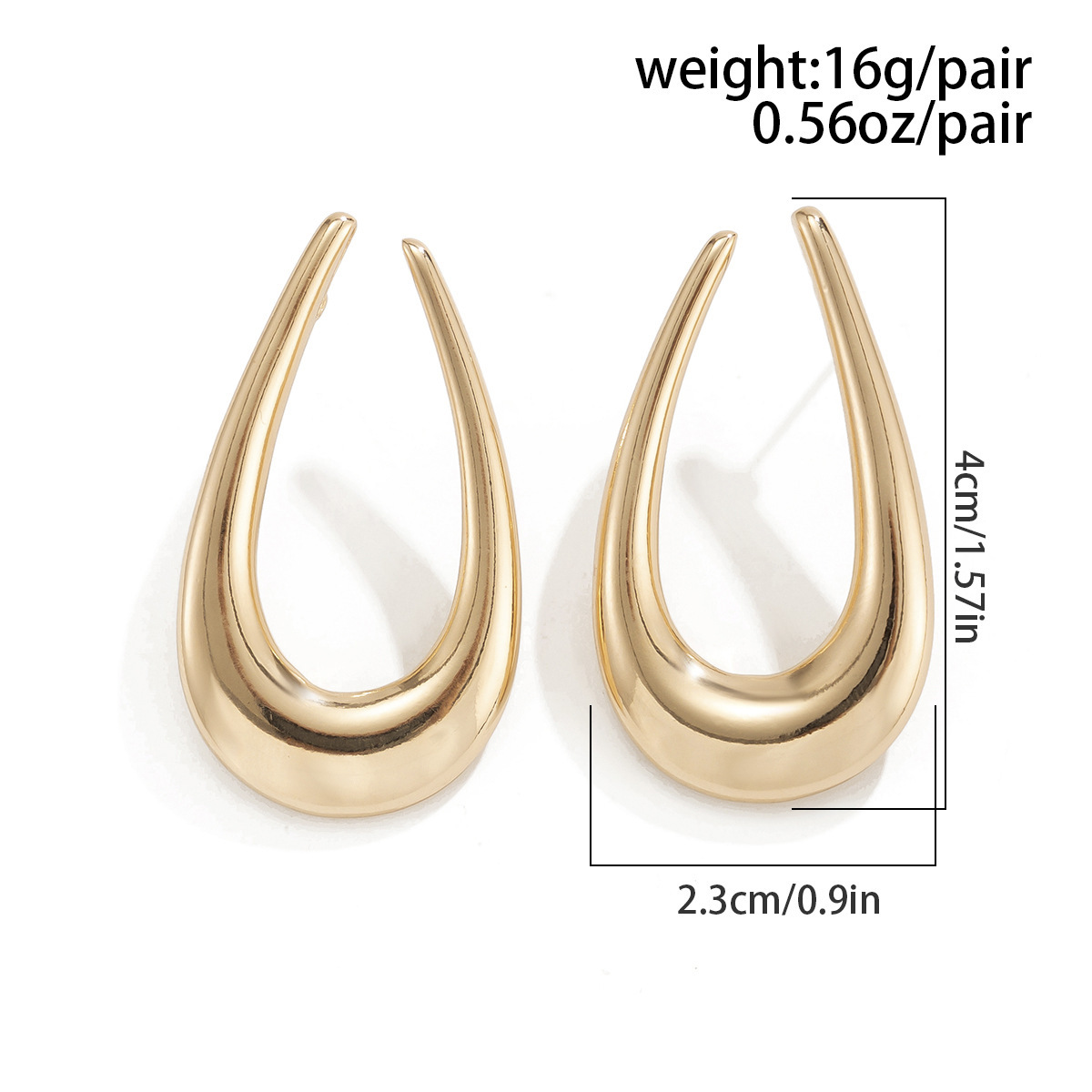 15g Weight Alloy Ear Needle Material Earrings Classification 1 Pair Quantity Holiday, Travel Occasion CCB, Alloy Material Geometric Pattern Women's Gender Plating Design Casual, Elegant, Lady Style 1 Pair Casual Elegant Lady Geometric Plating CCB Alloy Earrings 52