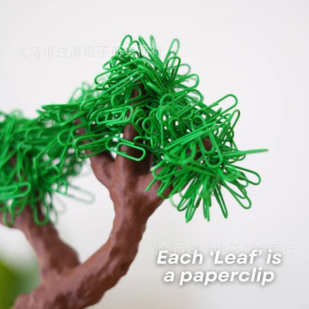 独立站新款创意Office Supply Bonsai3d打印办公用品带磁盆景玩具|undefined