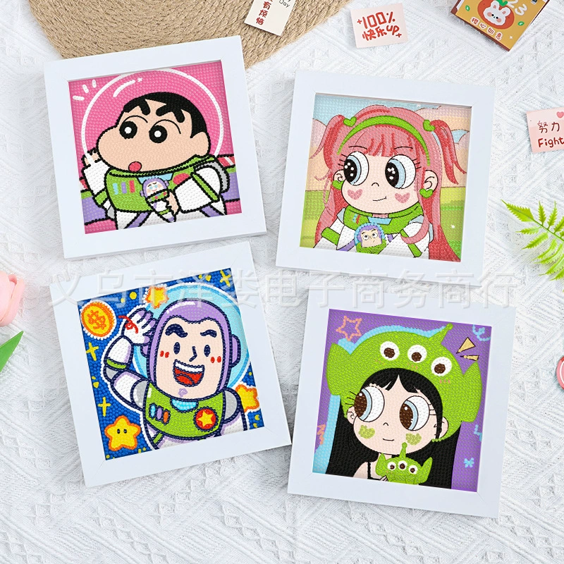 Набор для алмазной вышивки (Sanrio) Пикачу в раме, 17×17 см, комплект для полного стежка DIY
