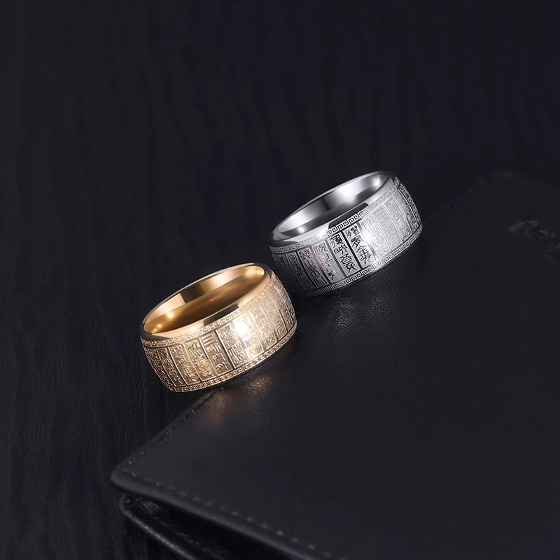 Ring stainless steel, accessory, wholesale, does not fade, on index finger, internet celebrity