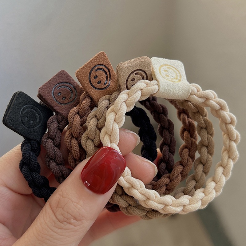 Cerchio per capelli con corda ad alta testata, fascia per capelli femminile, elastico 2024, nuovi accessori per capelli semplici in pelle alla moda audace_voghion.com