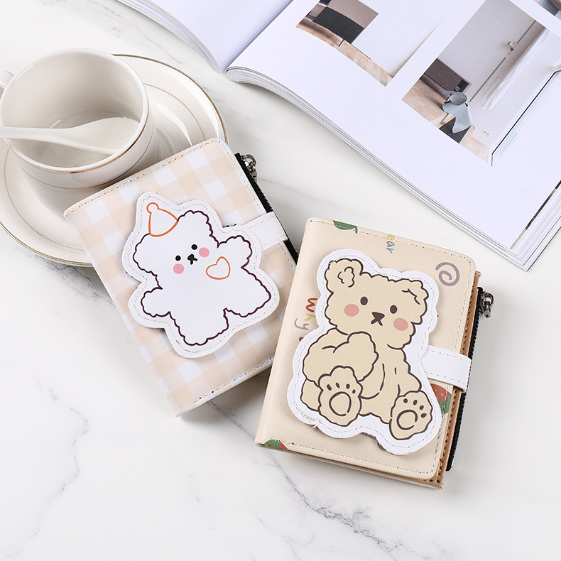 Cute Cartoon Square Zipper Buckle Small Wallet display picture 4