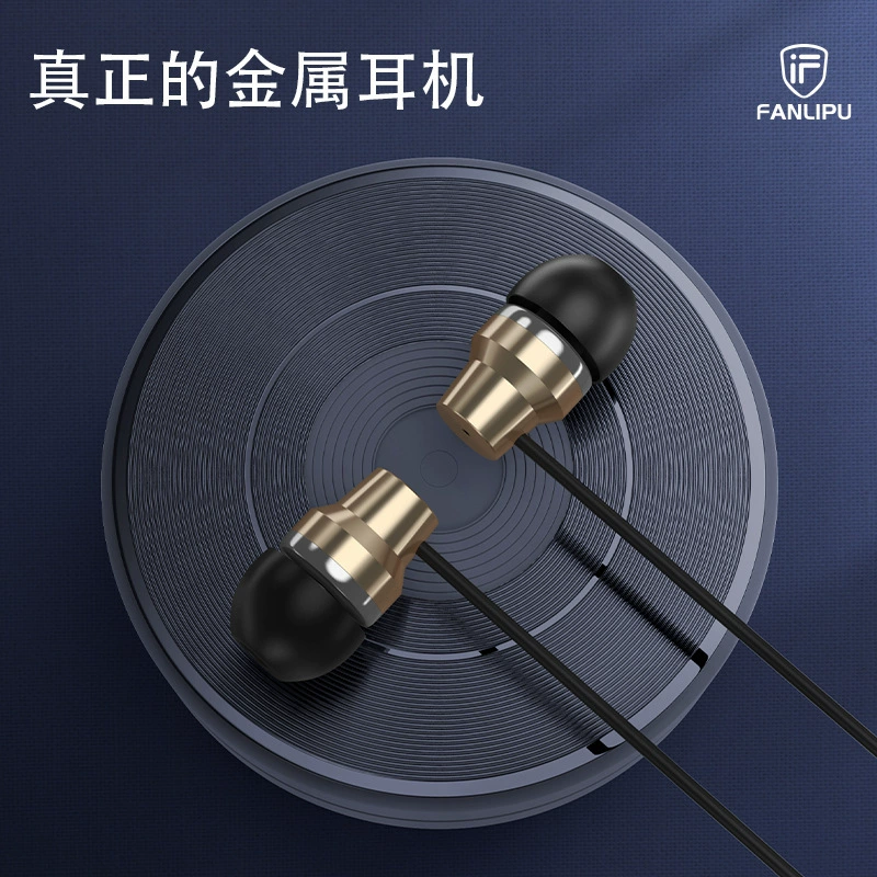 high quality Wired 3.5mm Headset Semi In-Ear Game Headset for OPPO Huawei Vivo Mobile Phone Headset