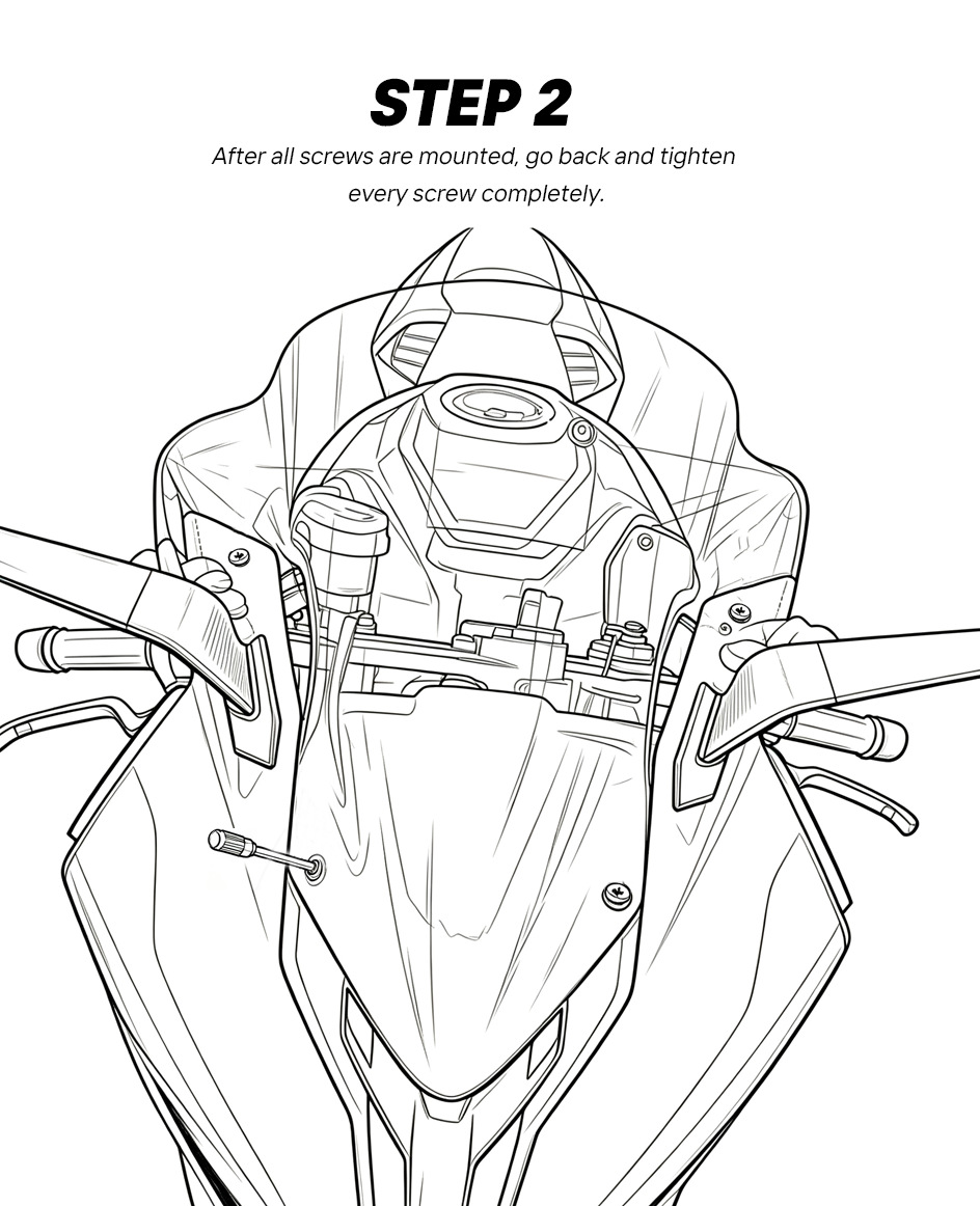 Suitable for Ducati Panigalev2 Modified Windshield, Heightened Racing Windscreen Glass Visor 25-26