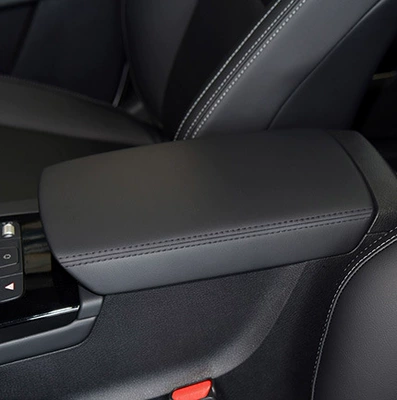 Suitable for Byd Song Pro Armrest box - black-leather-black-line