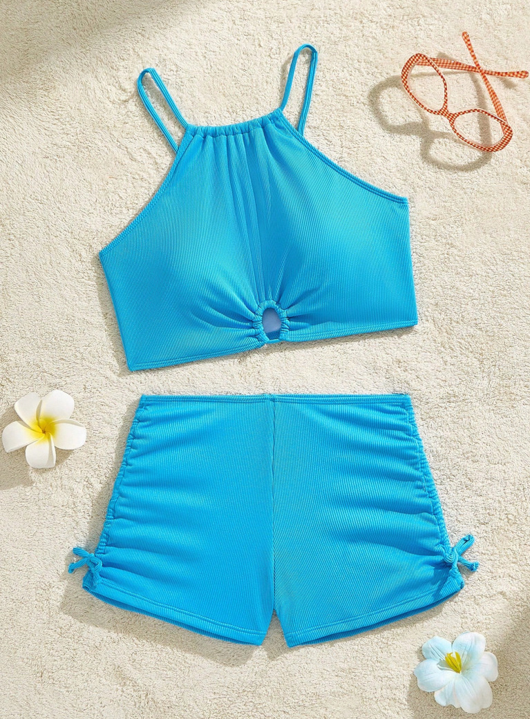 Damen Zweiteiliger Bikini Für Das Thermalbad Sportliche Bademode_voghion.com