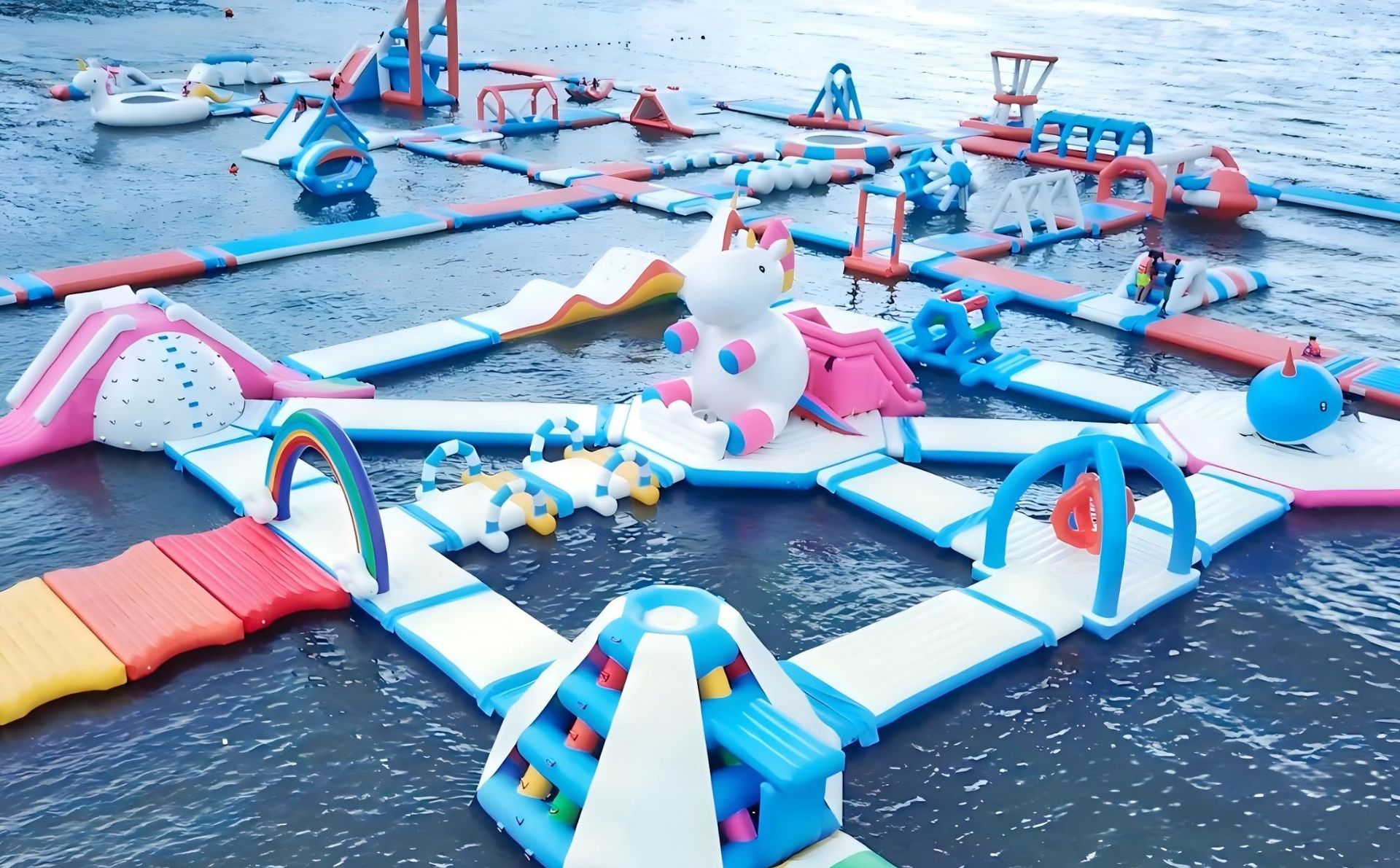 Agua inflable, castillos inflables, accesorios, juguetes para niños personalizados, inflables, al aire libre, gran lago, agua, agua, agua