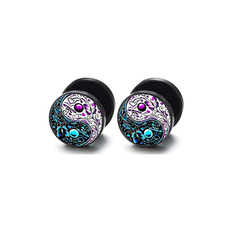 Retro Ethnic Star Stainless Steel Ear Clip - Fashion Earring for Men Women detail image 7