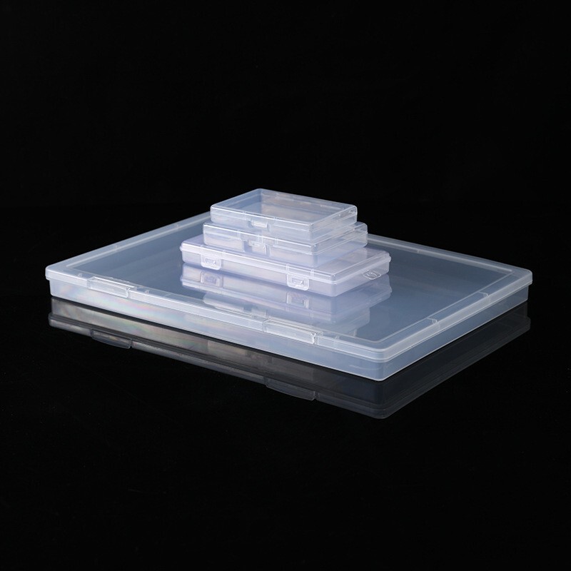 Flat Plastic Packaging Box, Hardware Tool Sample Display Box, Parts Packaging Box, Accessories Organizing Card Storage Box