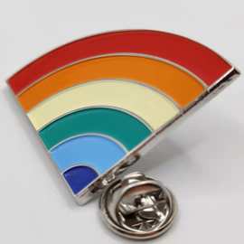 圆形烤漆徽章金属珐琅胸章定做异行金银胸针企业胸花生产厂家胸牌