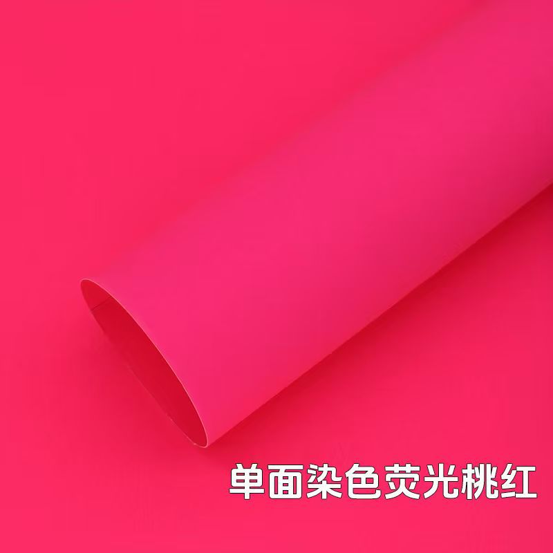 Teñido de rojo melocotón fluorescente unilateral
