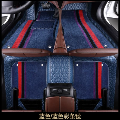 Ayaqaltılar (Kovriklər) | Rubber Blanket Full Coverage - blue-blue-plush-blanketchowy-silk