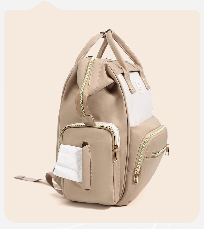 New baby and mother bags: large-capacity storage, mommy bag, portable double-shoulder hand-held mommy bag, multi-functional baby bottle and maternity bag undefined