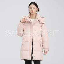 2025新款女中长款羽绒服冬季修身显瘦加厚外套羽绒服时尚韩版保暖