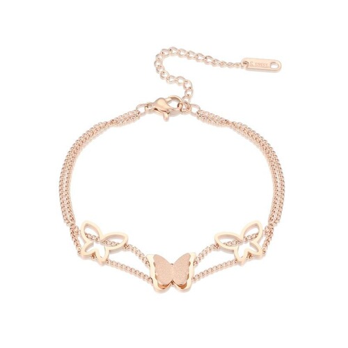  new niche design high-end butterfly bestie bracelet for girls on Valentine’s Day and birthday as a gift for girlfriend