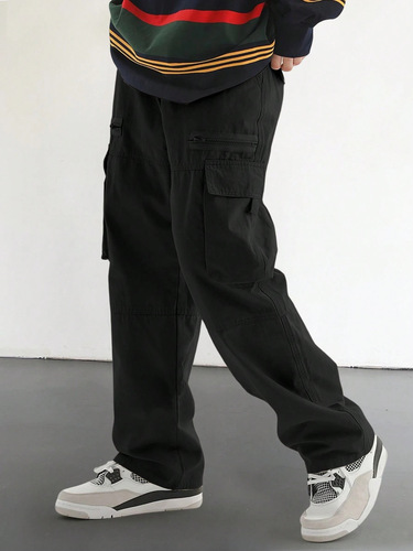 2025 Cross-border Amazon Best-seller American Retro Versatile Work Pants Men Street Fashion High Street Casual Pants