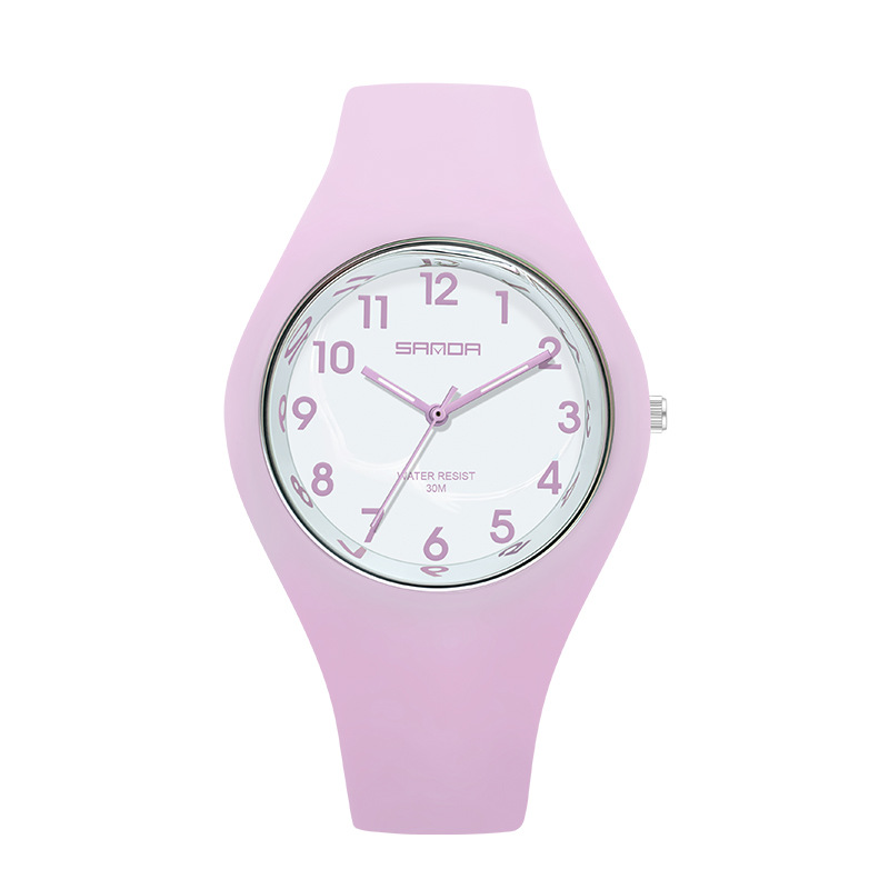 SANDA 6056 solo movimiento reloj electrónico deportes al aire libre reloj de moda retroiluminado puntero reloj de cuarzo