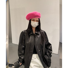 COCO LIMITED‘穿搭天菜’休闲覆古进口植鞣绵羊皮真皮皮衣外套女