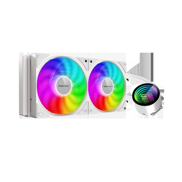 White colorful 240 water cooling radiator