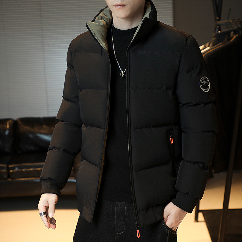 High-Quality New down Cotton Jacket Thickened Winter Cotton Coat Men's Jacket Cotton-Padded Jacket Men's Long-Term Supply Direct from Manufacturer