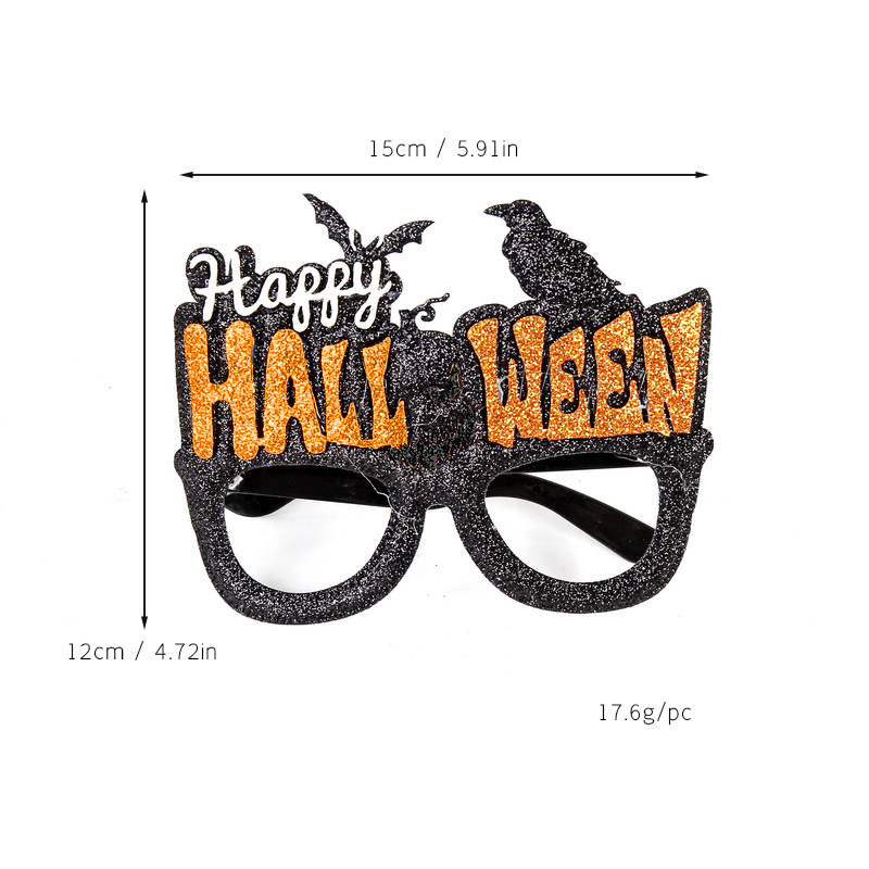 Amazon Halloween gafas de calabaza niños adultos fantasma Festival decoración de fiesta accesorios de fotografía marco de gafas divertido