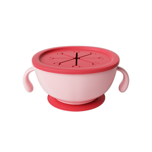 Baby soup straw bowl three-in-one baby special bowl food supplement suction cup bowl children's tableware tableware set for eating