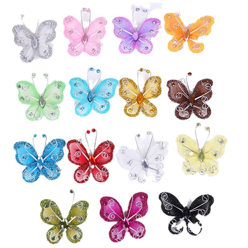 Nylon loose powder, tights, hair accessory, nail decoration, 5cm