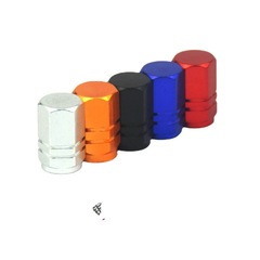 Aluminum alloy car valve cap car valve cap valve core tire personalized valve 4 pieces