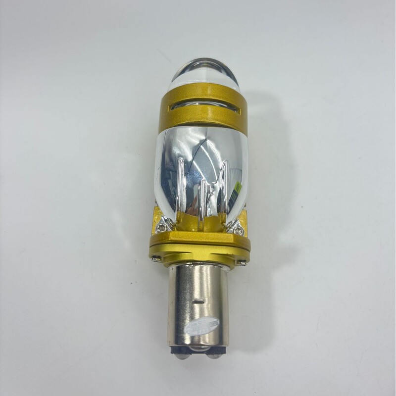 直插式头灯H4双光透镜带切线摩托车改装远近一体M01J汽车LED大灯|undefined