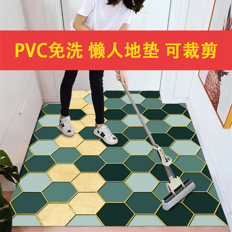 0B32批发免洗PVC地毯地垫入户客厅进门垫门口鞋柜过道门厅玄关脚