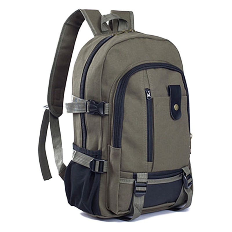 Mochila de lona informal para hombre 2022, mochila de viaje de gran capacidad, mochila de hombro a la moda, mochila escolar para estudiantes